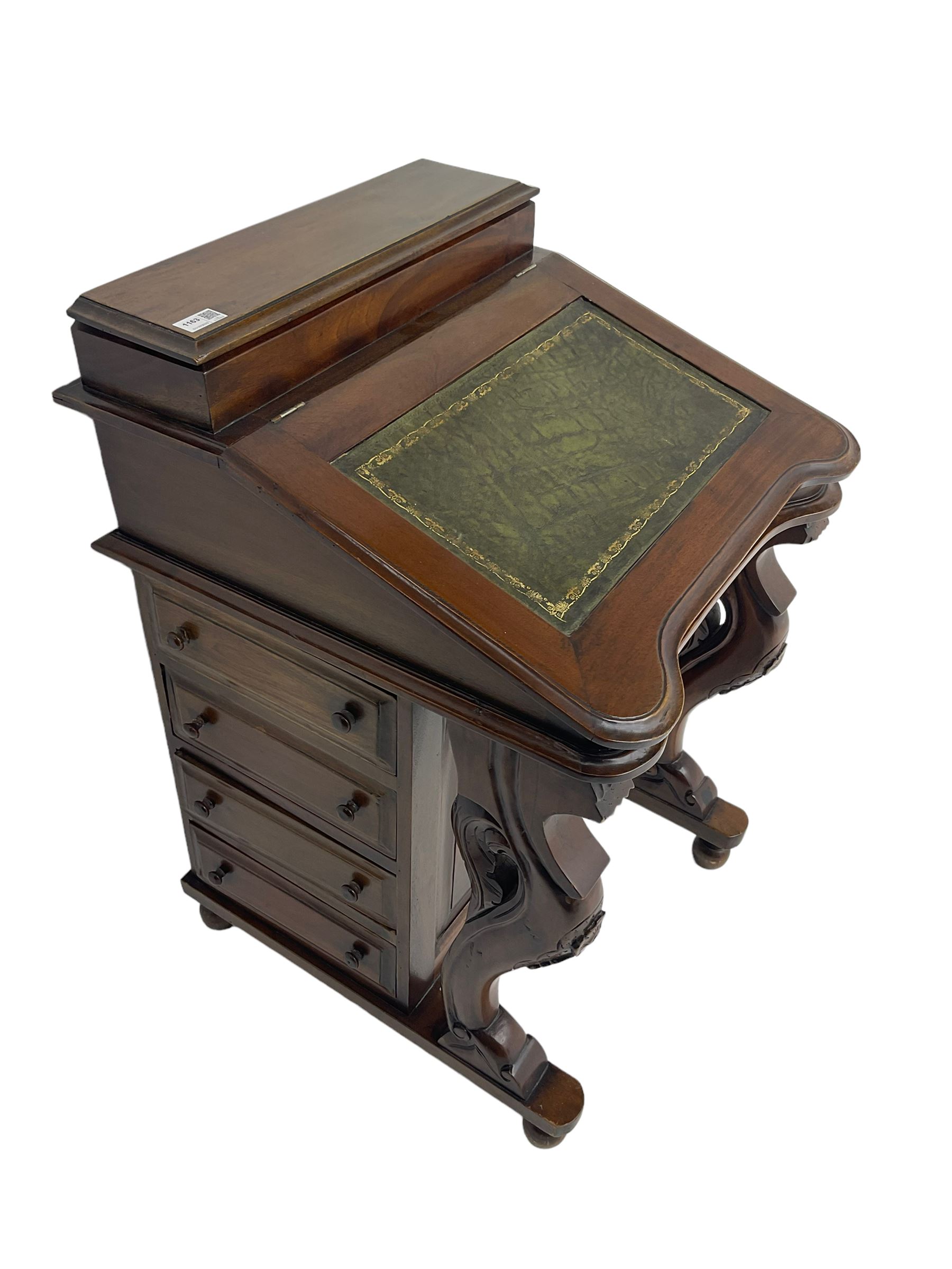 Victorian design mahogany Davenport desk - Image 6 of 6