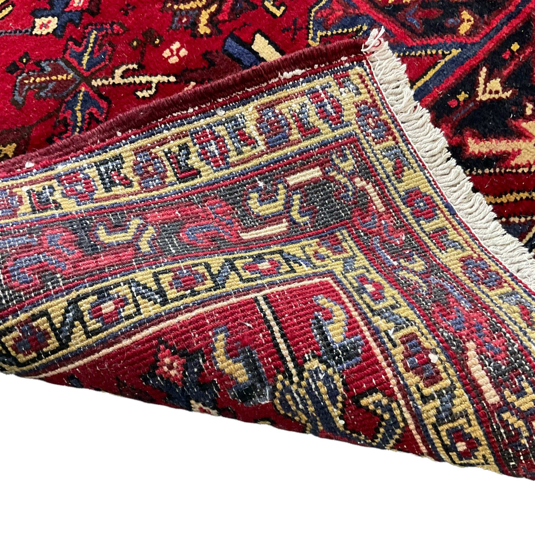 Persian Hamadan red ground rug - Image 2 of 4