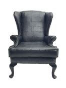 Wingback armchair