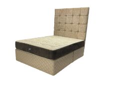 5' Kingsize divan bed with mattress and headboard