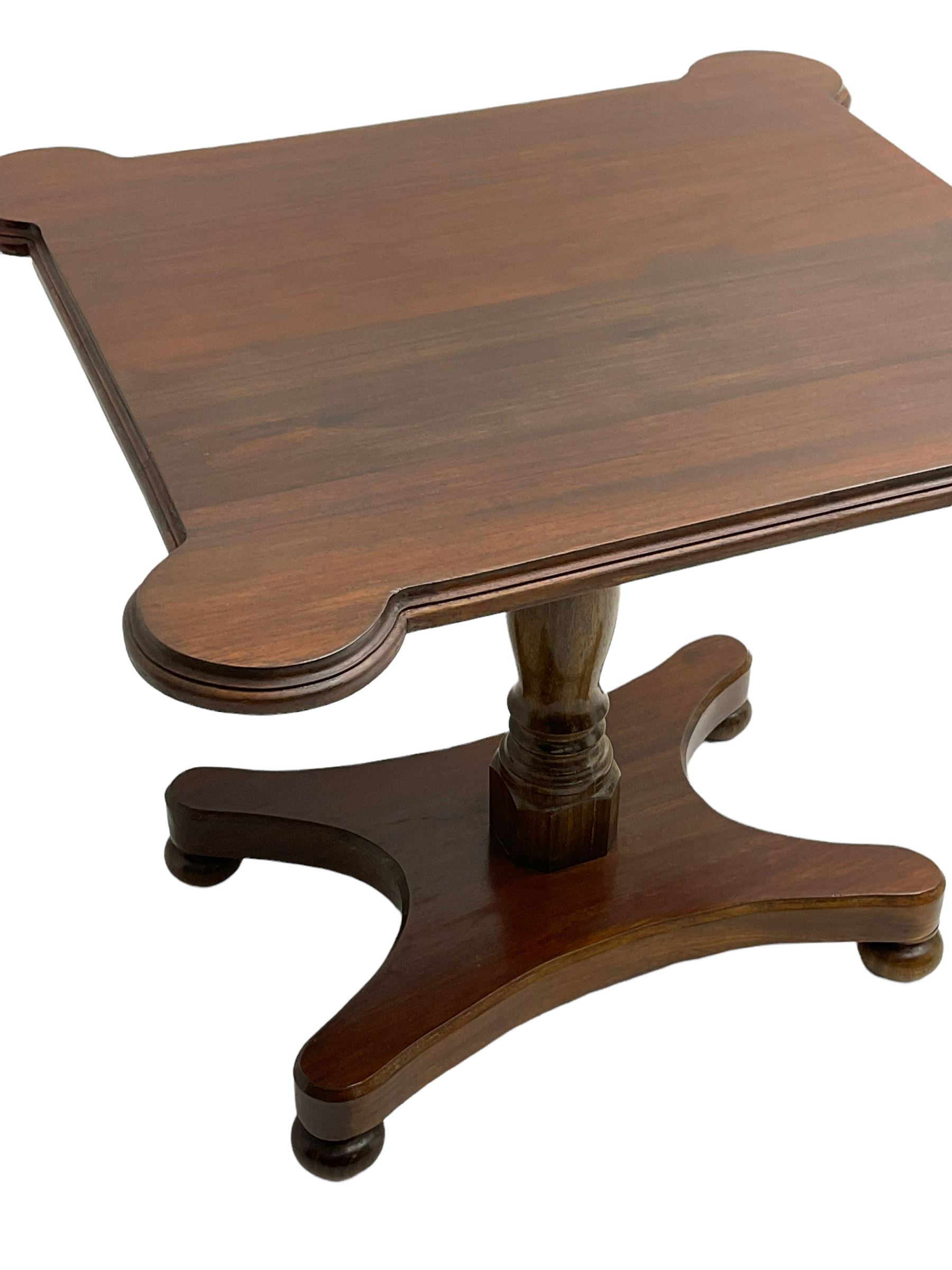 19th century rosewood centre table - Image 3 of 4