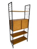 Mid-20th century Ladderax type wall unit