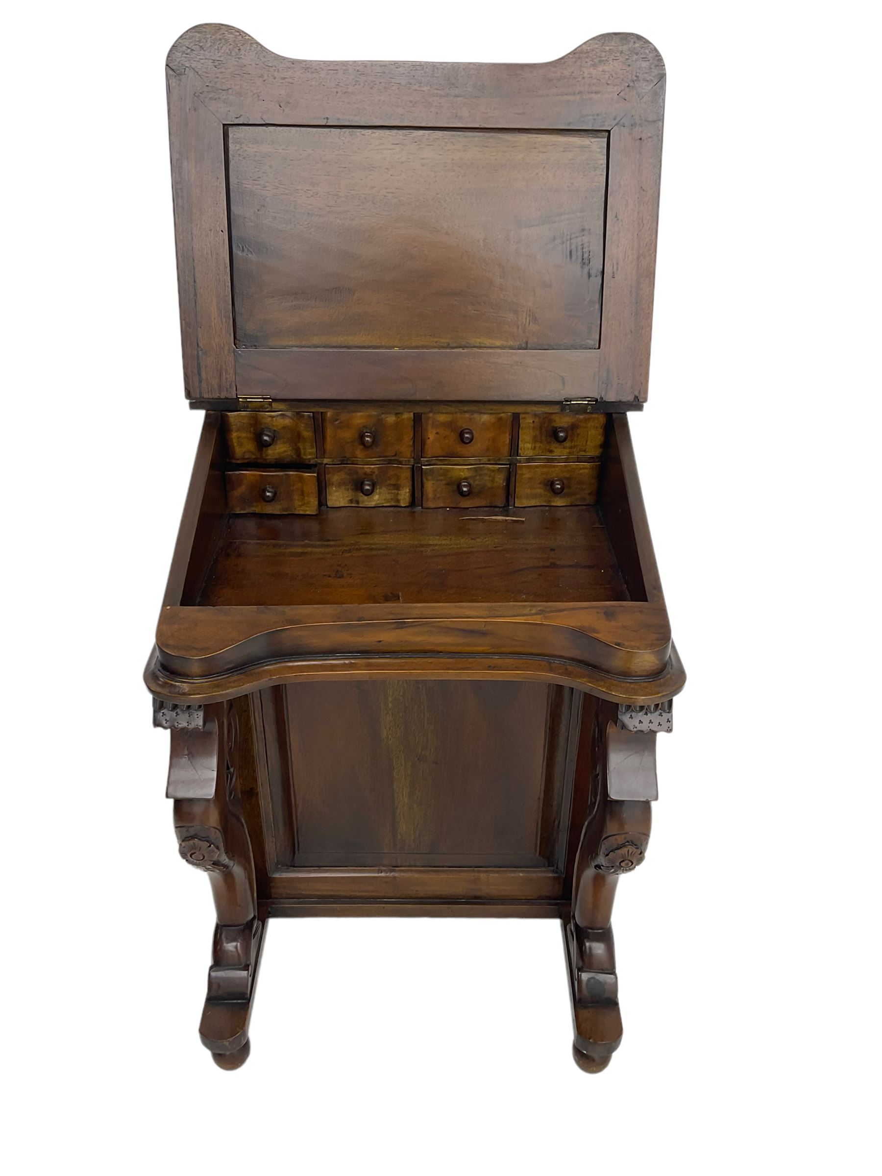 Victorian design mahogany Davenport desk - Image 3 of 6