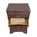 John Austin Furniture Ltd. - mahogany music cabinet