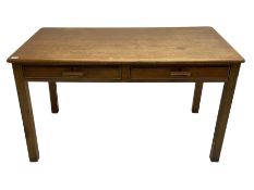 Mid-20th century oak and beech desk