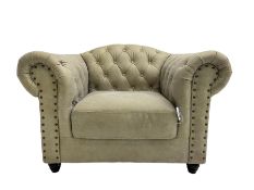 Chesterfield style club armchair