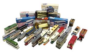 Corgi/EFE - eight die-cast models of buses including Routemasters in Exile set of four; all boxed; a