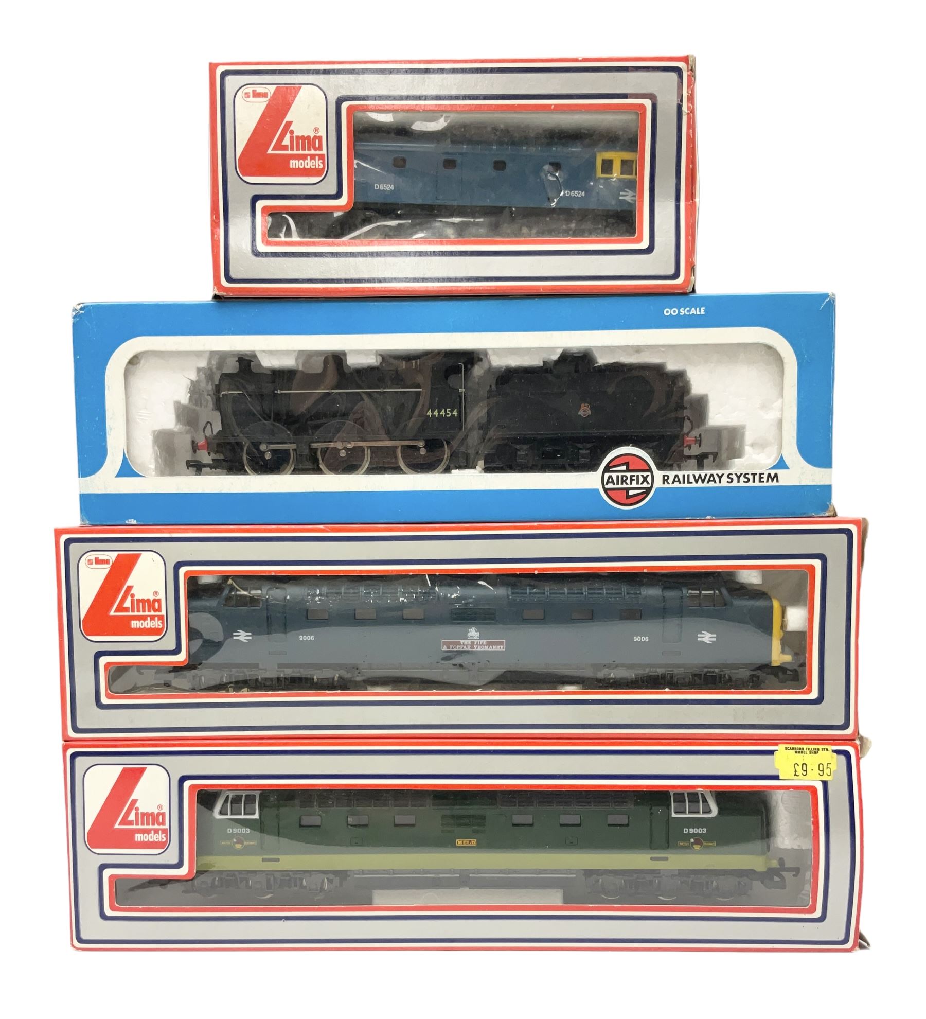 Lima '00' gauge - Class 55 diesel locomotive 'Meld' No.D9003; Class 55 diesel locomotive 'Fife & For