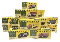 Nineteen Lledo Vanguards 1:64 scale 1950's-1960's Classic Commercial Vehicles die-cast models