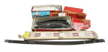 '00' gauge - quantity of unused and used track by Hornby and Peco including various curves