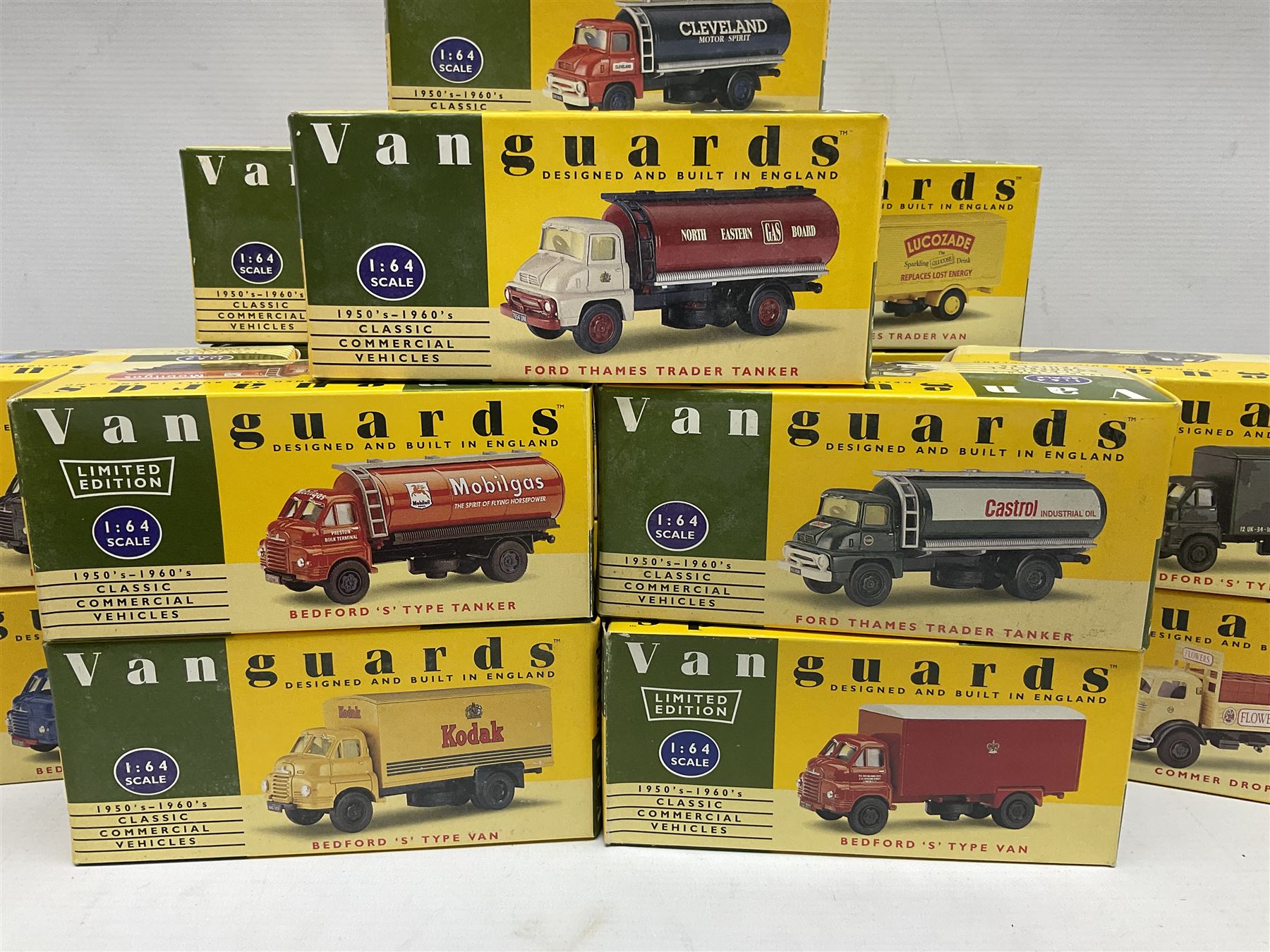 Nineteen Lledo Vanguards 1:64 scale 1950's-1960's Classic Commercial Vehicles die-cast models - Image 2 of 6