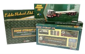 Corgi Eddie Stobart - limited edition CC12610 Scammell Crusader 3 Axle Low loader