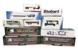 Eddie Stobart - three Corgi die-cast lorries comprising Volvo Short Wheelbase Lorry with Close Coupl