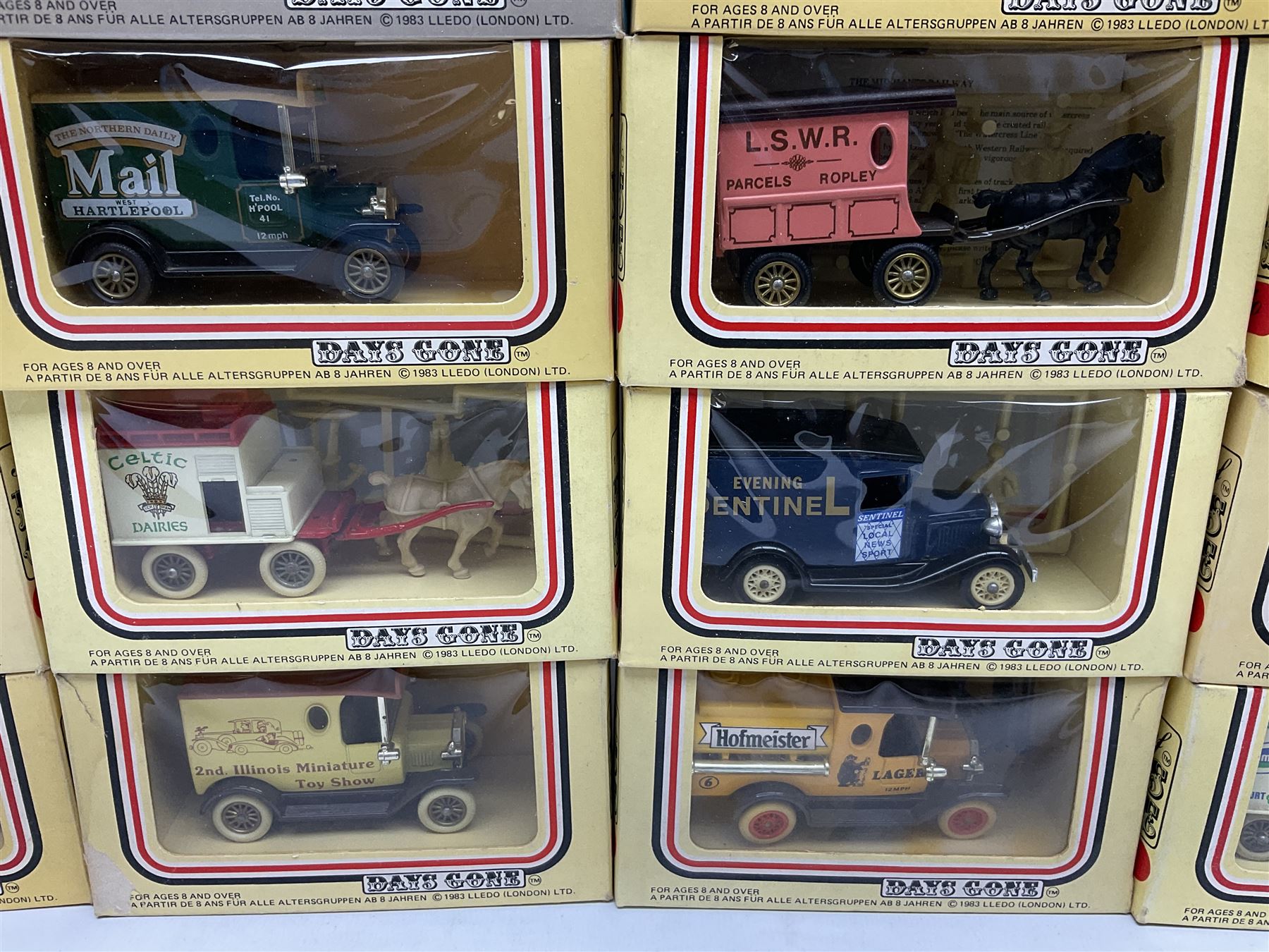 Fifty-two 1980's Days Gone/ Lledo die-cast models including Horse and Carts - Image 12 of 14