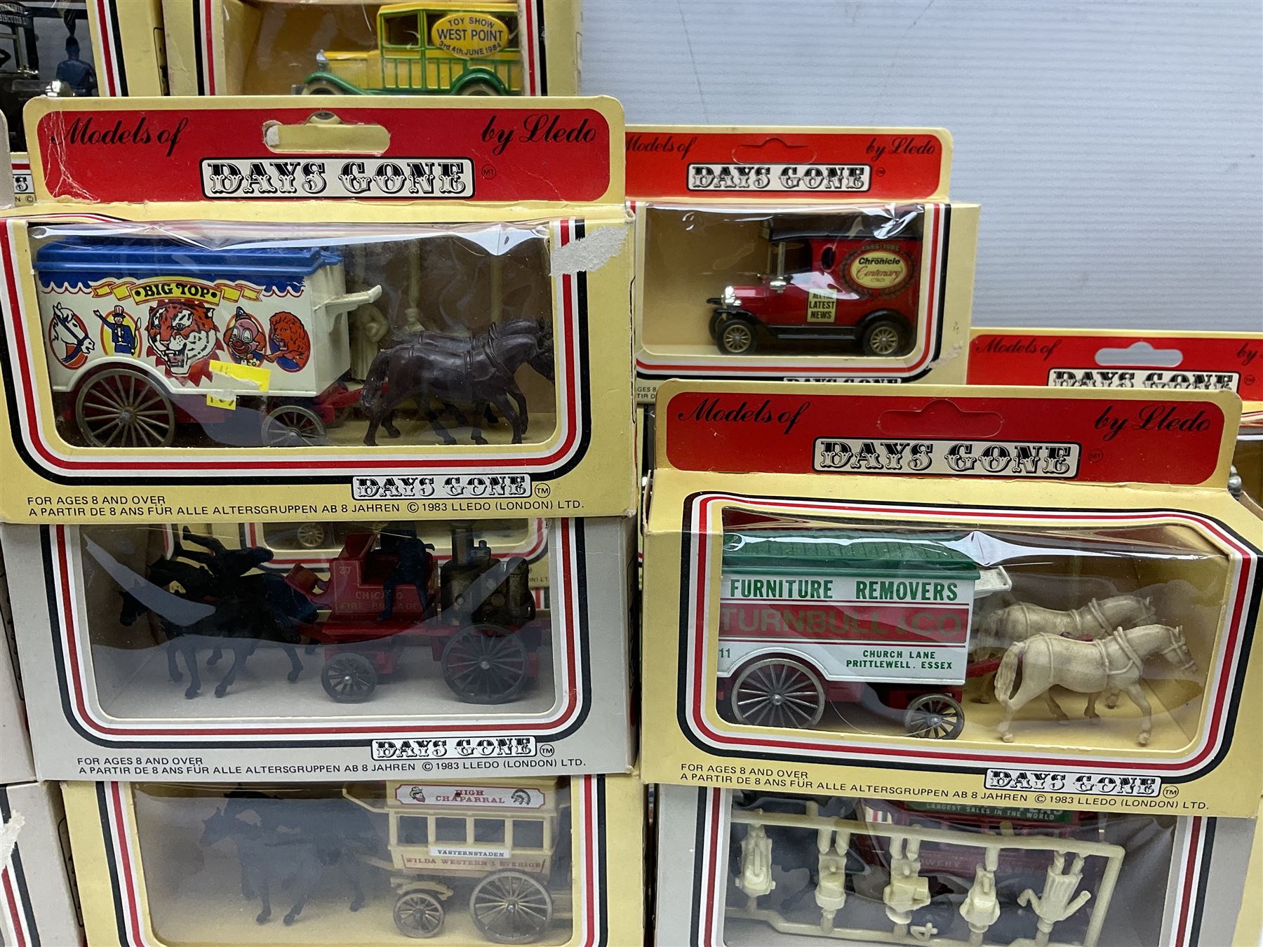 Fifty-two 1980's Days Gone/ Lledo die-cast models including Horse and Carts - Image 7 of 14