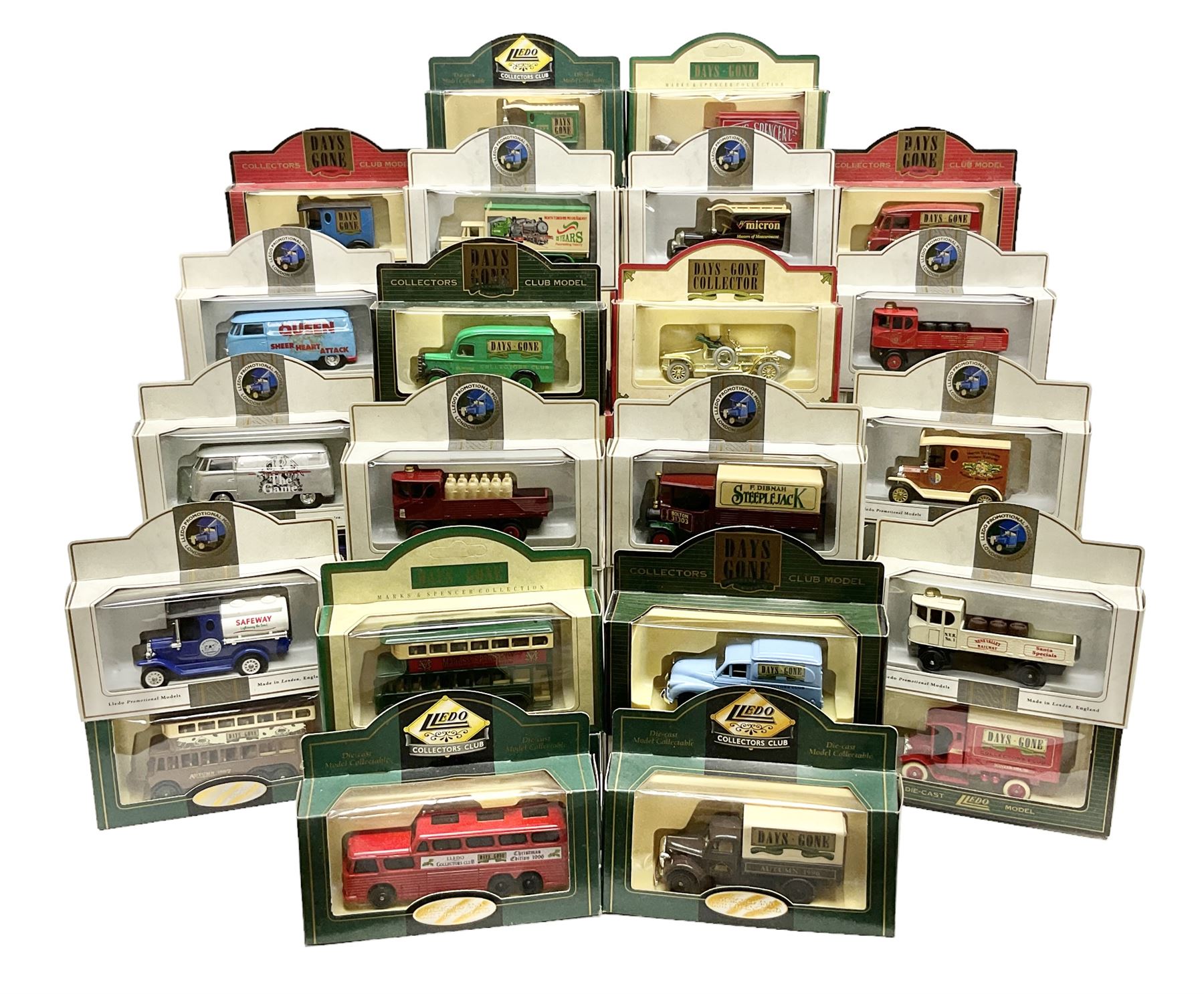 Collection of Days Gone/ Lledo die-cast models including thirty Lledo Promotional Models