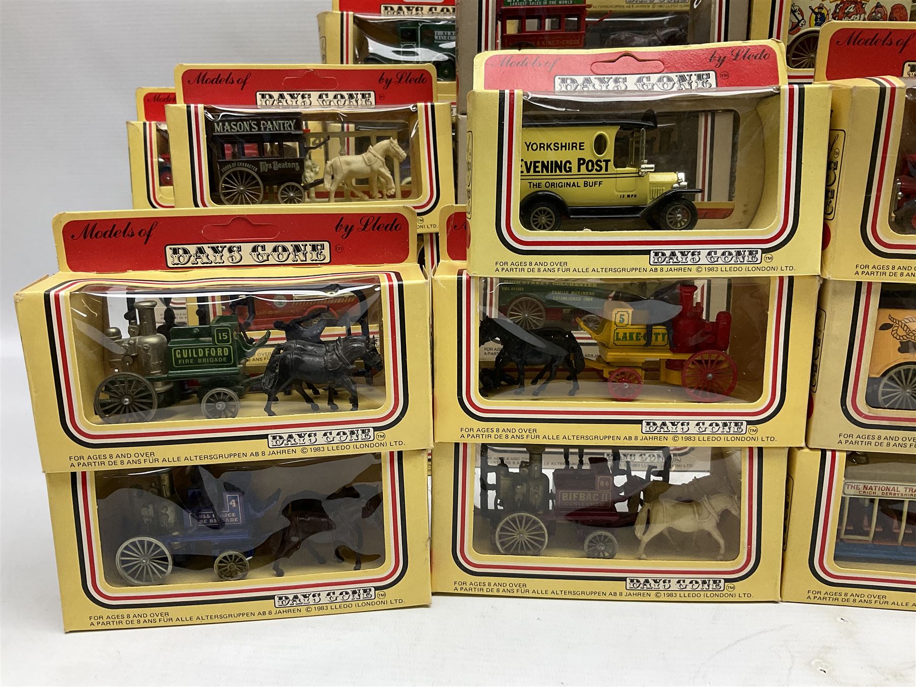 Fifty-two 1980's Days Gone/ Lledo die-cast models including Horse and Carts - Image 3 of 14