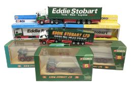 Corgi Eddie Stobart - four lorries in the Superhaulers Series Nos. TY86650