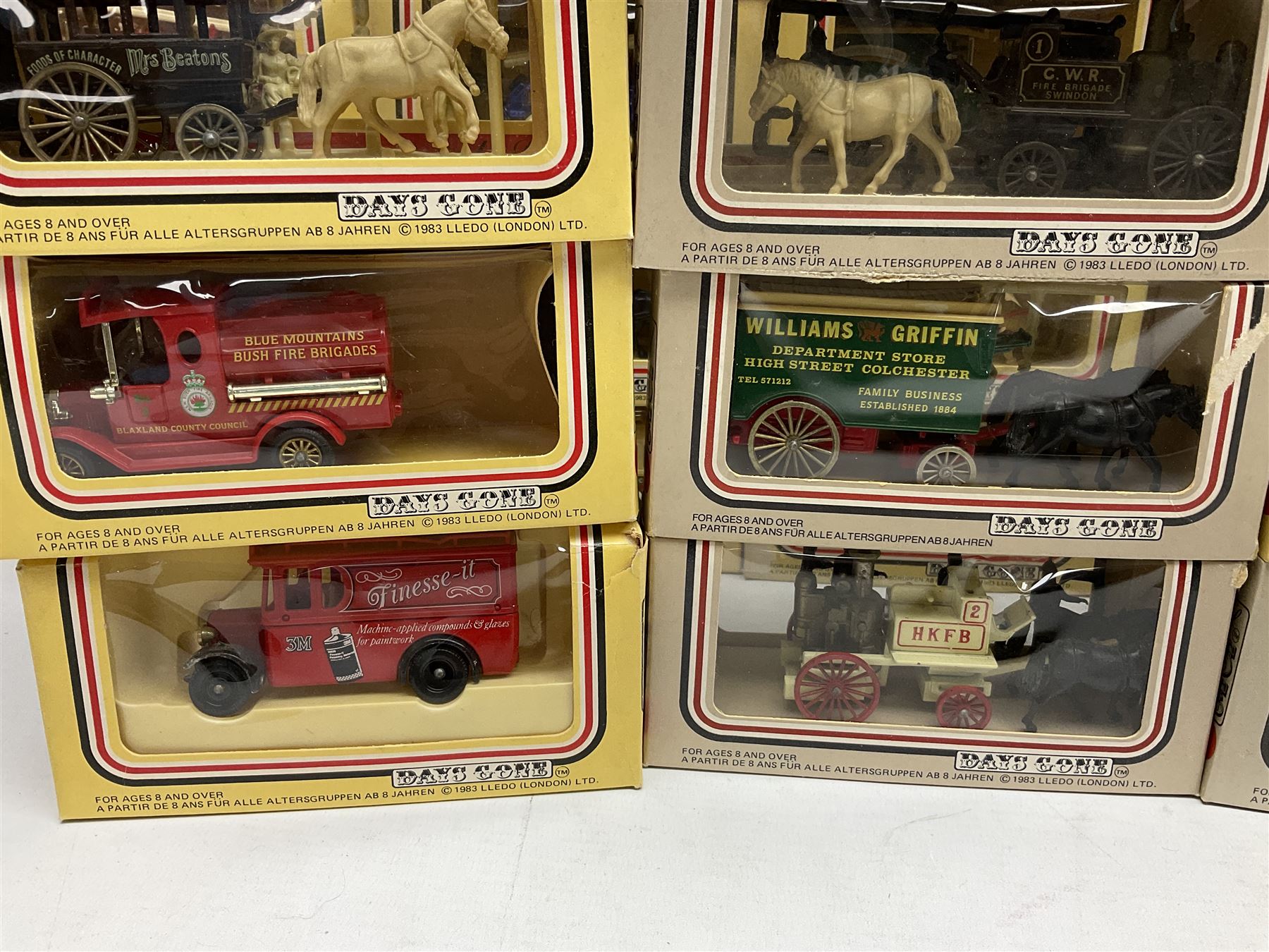 Fifty-two 1980's Days Gone/ Lledo die-cast models including Horse and Carts - Image 6 of 14