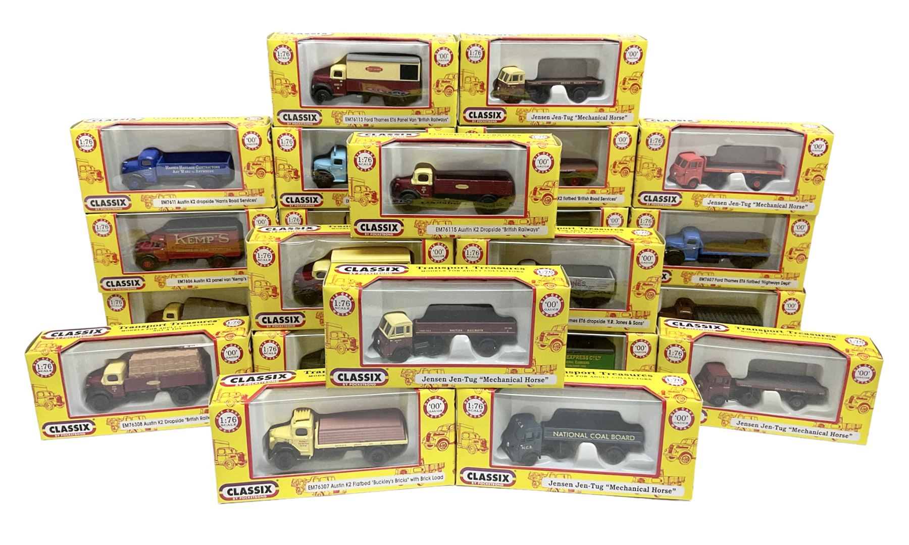 Twenty-four Classix Transport Treasures 1:76 scale die-cast models