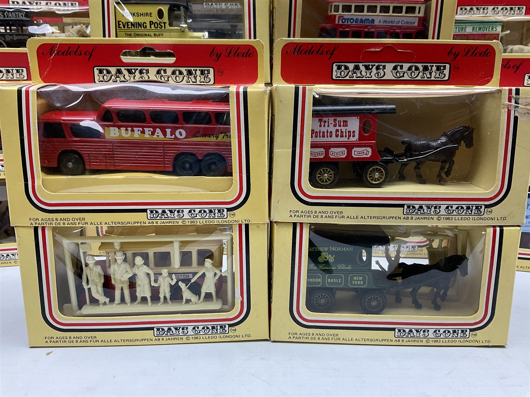 Fifty-two 1980's Days Gone/ Lledo die-cast models including Horse and Carts - Image 2 of 14