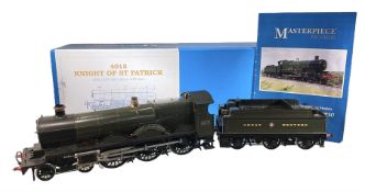 Masterpiece Models '0' gauge - Star Class 4-6-0 locomotive 'Knight of St. Patrick' No.4013 with six-