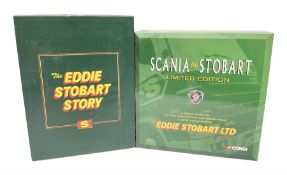 Corgi Eddie Stobart - two limited edition sets; CC99155 'Scania @ Stobart'; and CC86610 'The Eddie S