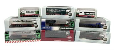 Oxford Die-Cast Eddie Stobart - nine various lorries in the Oxford Haulage series including special