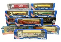 Eleven Corgi die-cast Superhaulers models