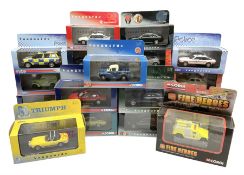 Lledo and Vanguard 1:43 scale die-cast models including Land Rover