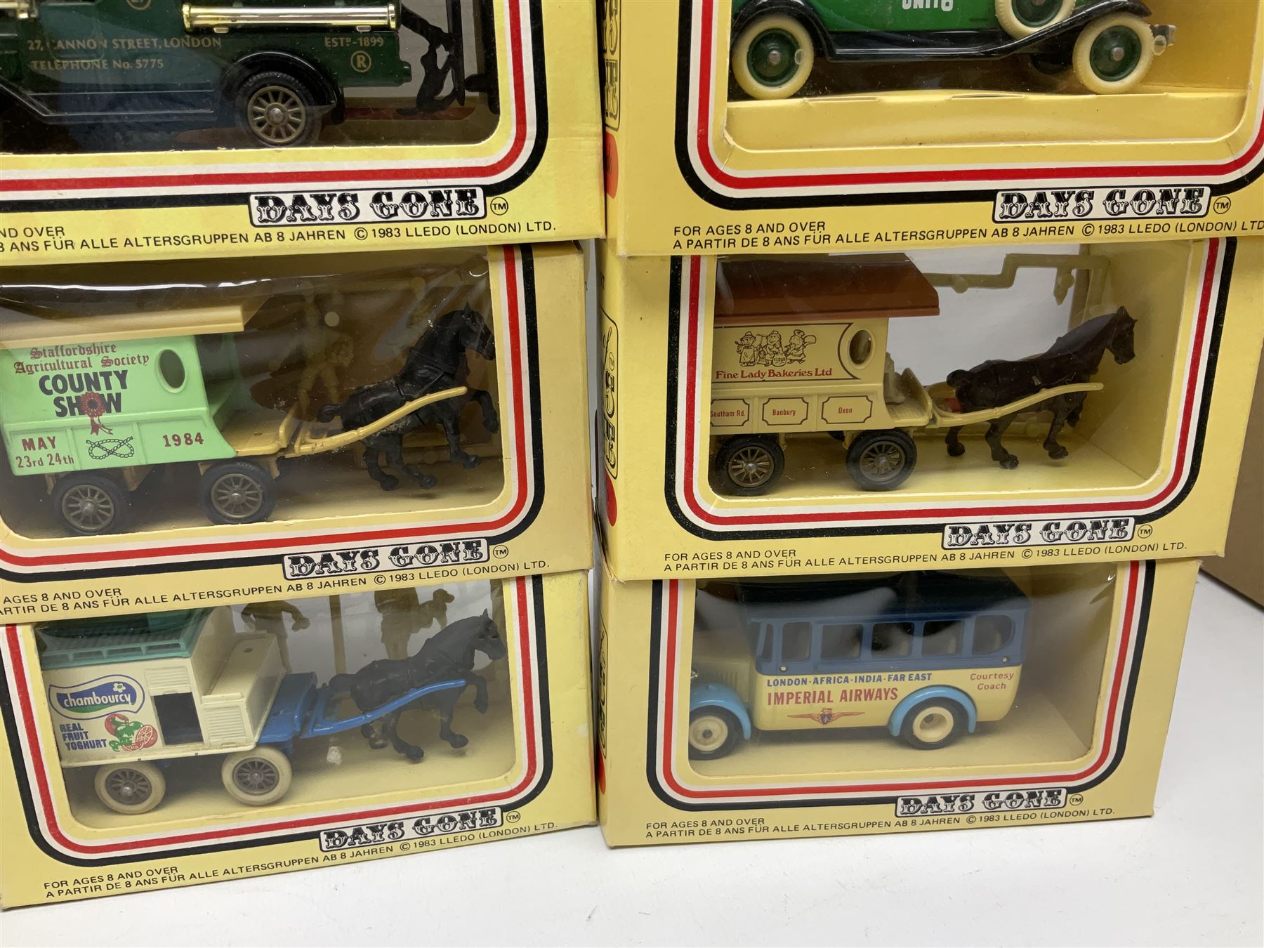 Fifty-two 1980's Days Gone/ Lledo die-cast models including Horse and Carts - Image 14 of 14