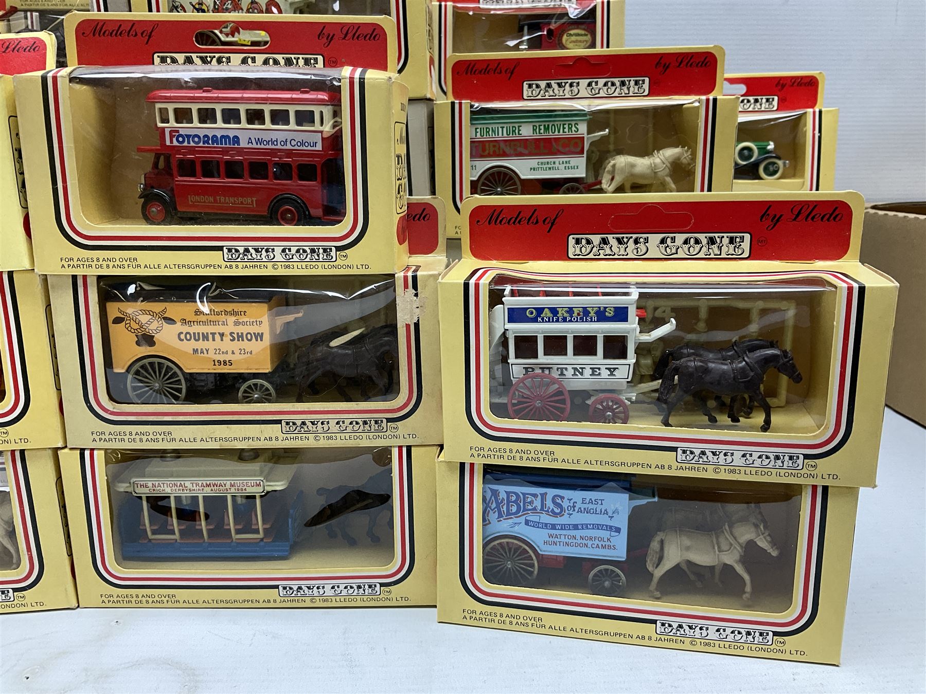 Fifty-two 1980's Days Gone/ Lledo die-cast models including Horse and Carts - Image 5 of 14