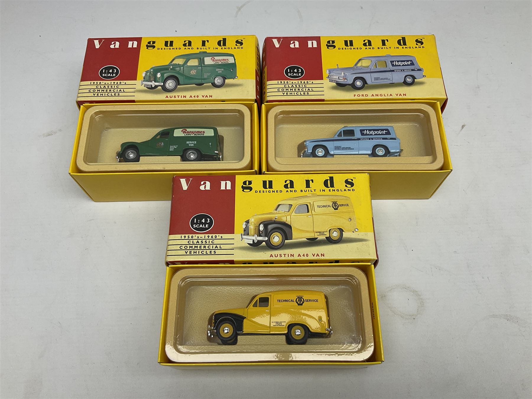 Sixteen Lledo Vanguards 1:43 scale 1950's-1960's Classic Commercial Vehicles die-cast models - Image 8 of 8