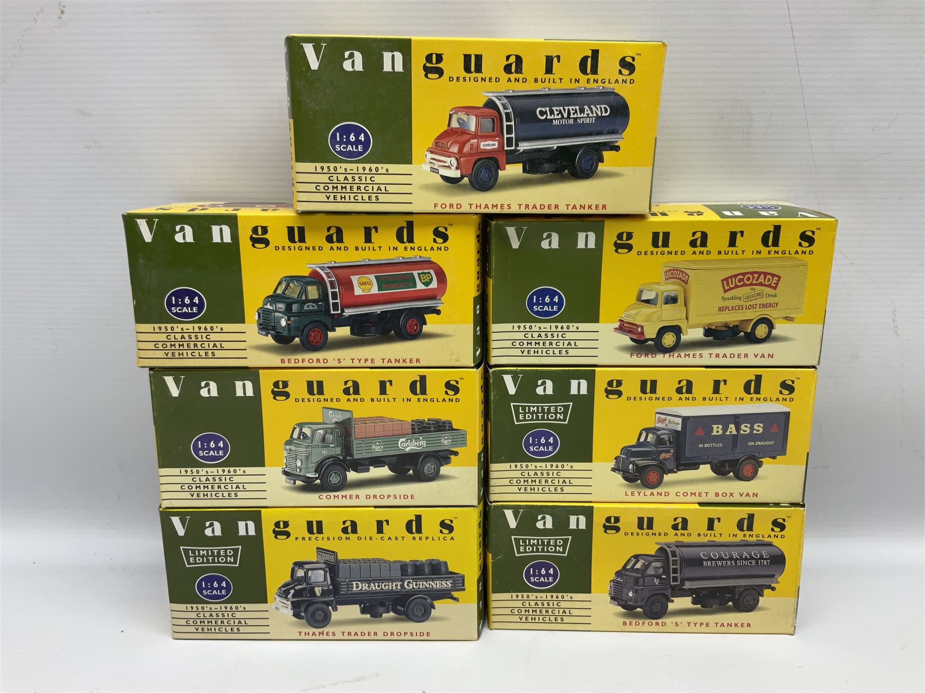 Nineteen Lledo Vanguards 1:64 scale 1950's-1960's Classic Commercial Vehicles die-cast models - Image 5 of 6