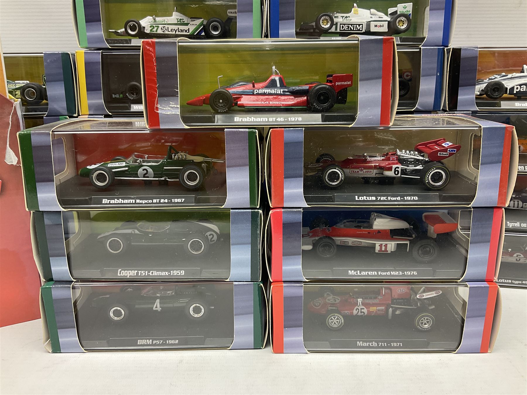 Thirty-one Atlas Editions Grand Prix Legends of Formula 1 series die-cast models - Image 5 of 9
