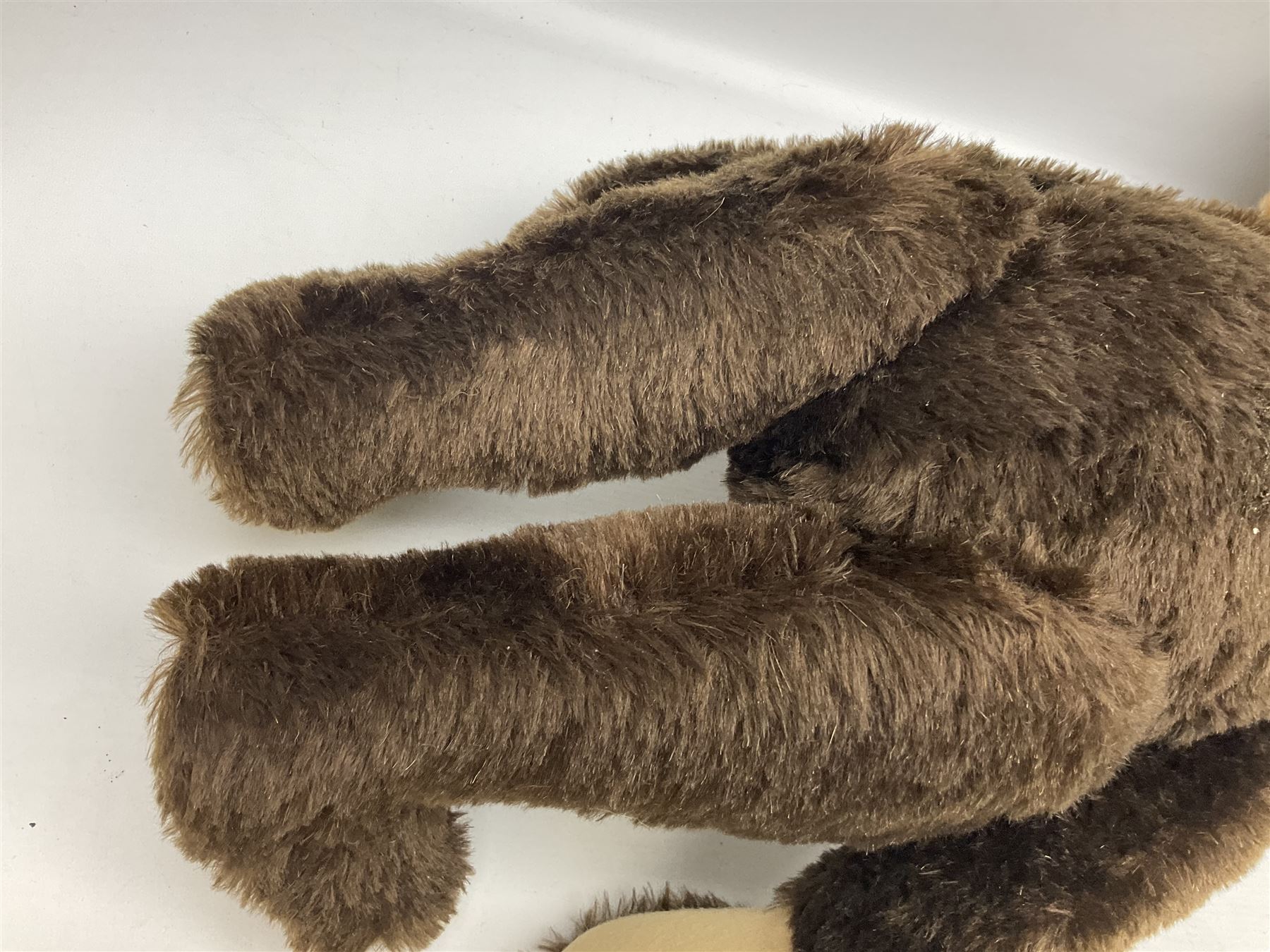 Steiff limited edition dark brown mohair teddy bear 'British Collector's 1907 Replica' No.2110/3000 - Image 6 of 11