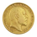 King Edward VII 1902 gold half sovereign coin