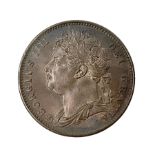 George IIII 1822 farthing coin