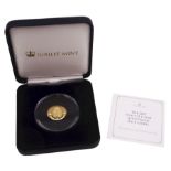 Queen Elizabeth II Tristan Da Cunha 2021 22-carat gold proof half laurel coin