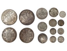 Queen Victoria 1889 and 1897 crown coins
