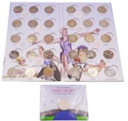 Queen Elizabeth II United Kingdom London 2012 Olympic commemorative fifty pence collection