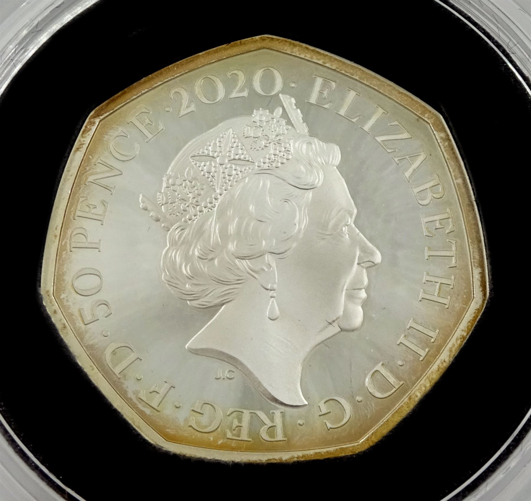 The Royal Mint 2020 'Withdrawal from the European Union' United Kingdom silver proof fifty pence coi - Image 3 of 5