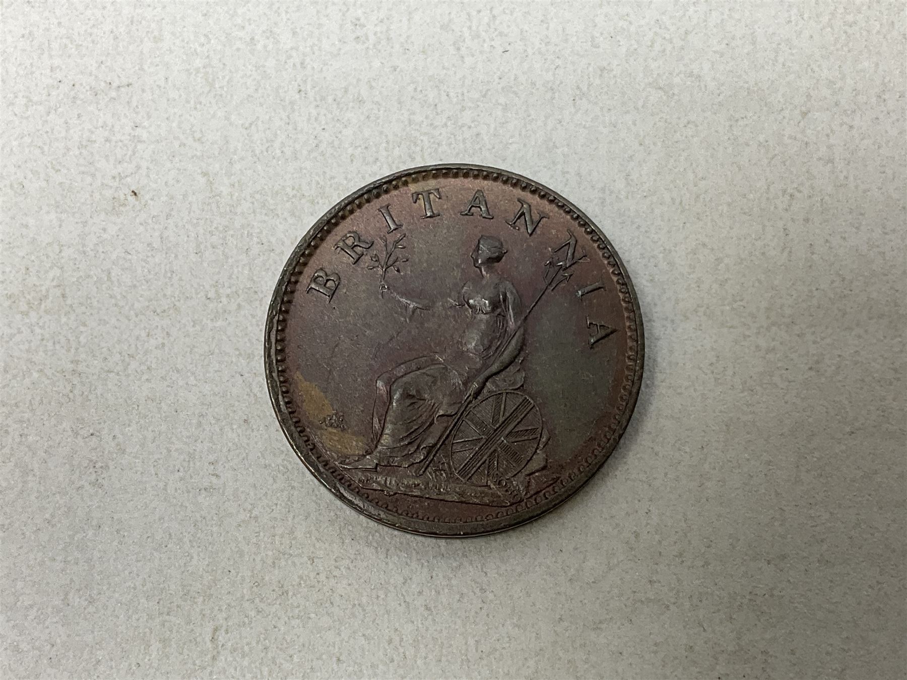 George III 1806 farthing coin - Image 2 of 5