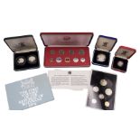 The Royal Mint United Kingdom 1997 silver proof two-coin fifty pence set