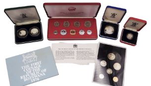 The Royal Mint United Kingdom 1997 silver proof two-coin fifty pence set