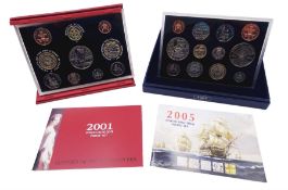 Two The Royal Mint United Kingdom proof sets