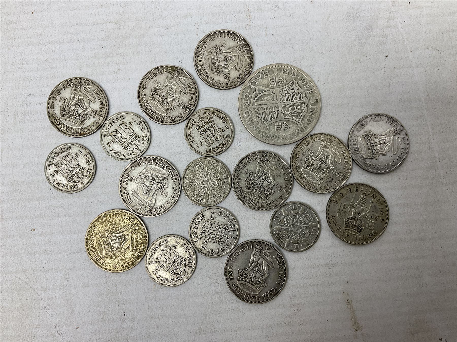 Approximately 90 grams of pre 1920 Great British silver coins - Image 2 of 7