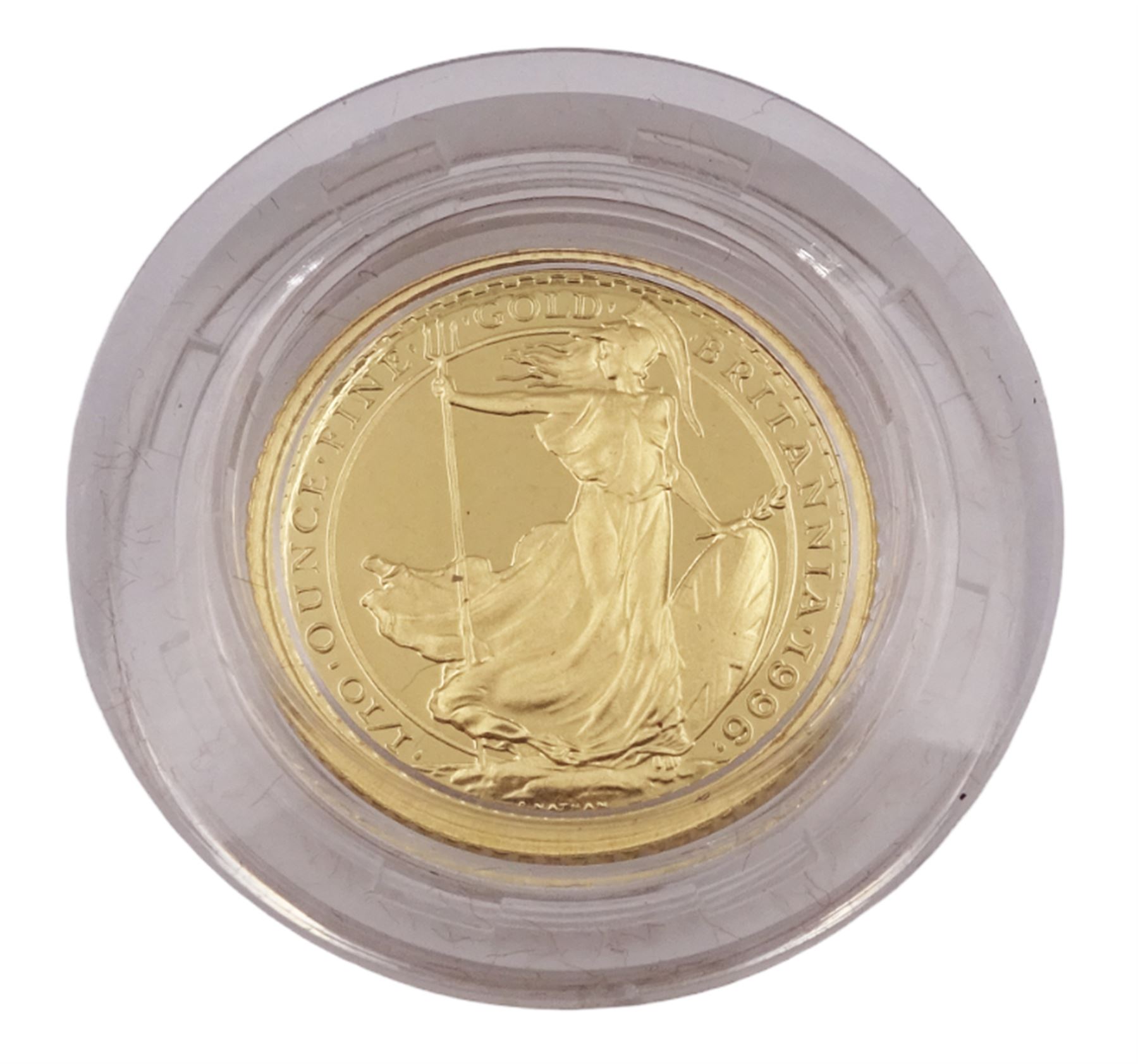 Queen Elizabeth II 1996 gold proof 1/10 ounce Britannia coin - Image 2 of 3