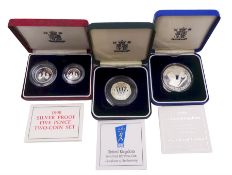 The Royal Mint United Kingdom silver proof coins