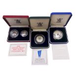 The Royal Mint United Kingdom silver proof coins